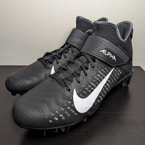 NIB Nike Alpha Menace Pro 2 Mid Football Cleats BV3951-001 | Men's Wide